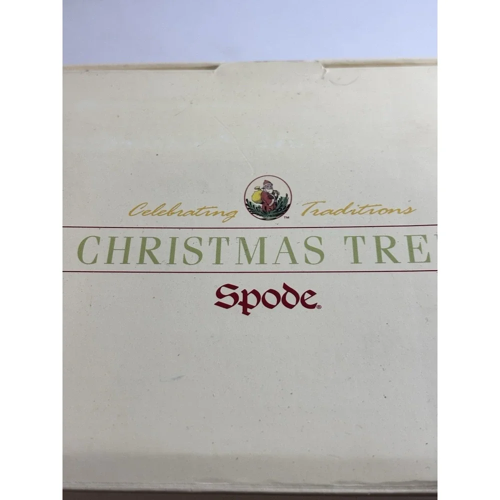 Spode Christmas Tree Cheer Tea For One 3-pc Stacking Tea Pot Cup Set‎ NEW NIB